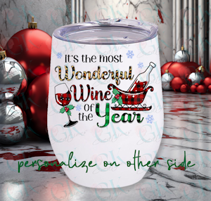 Stemless Cup, Most Wonderful Time For Wine