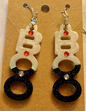 Boo Earrings
