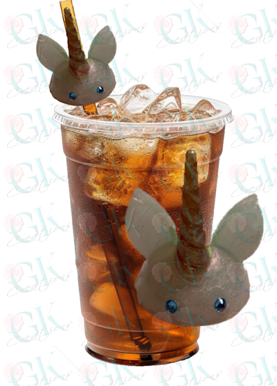 Unicorn Straw Charm