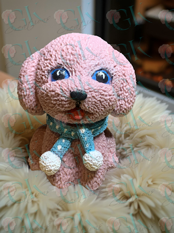 Puppy With Scarf