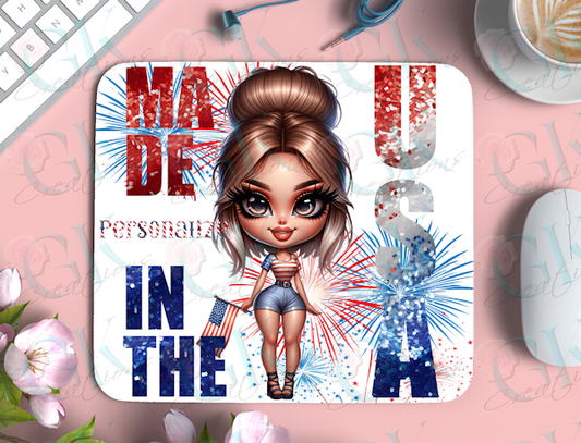 Mouse Pads, American Girls