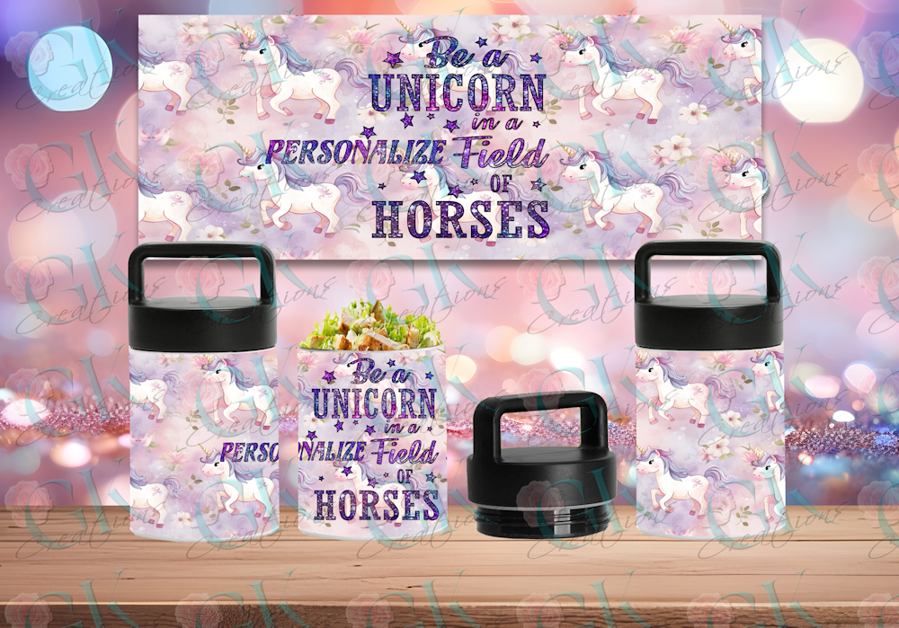 Insulated Food Jar 13oz. Be A Unicorn...