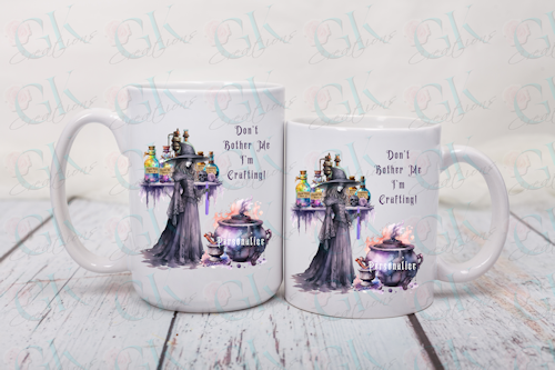 Coffee Mugs, Don't Bother Me I'm Crafting