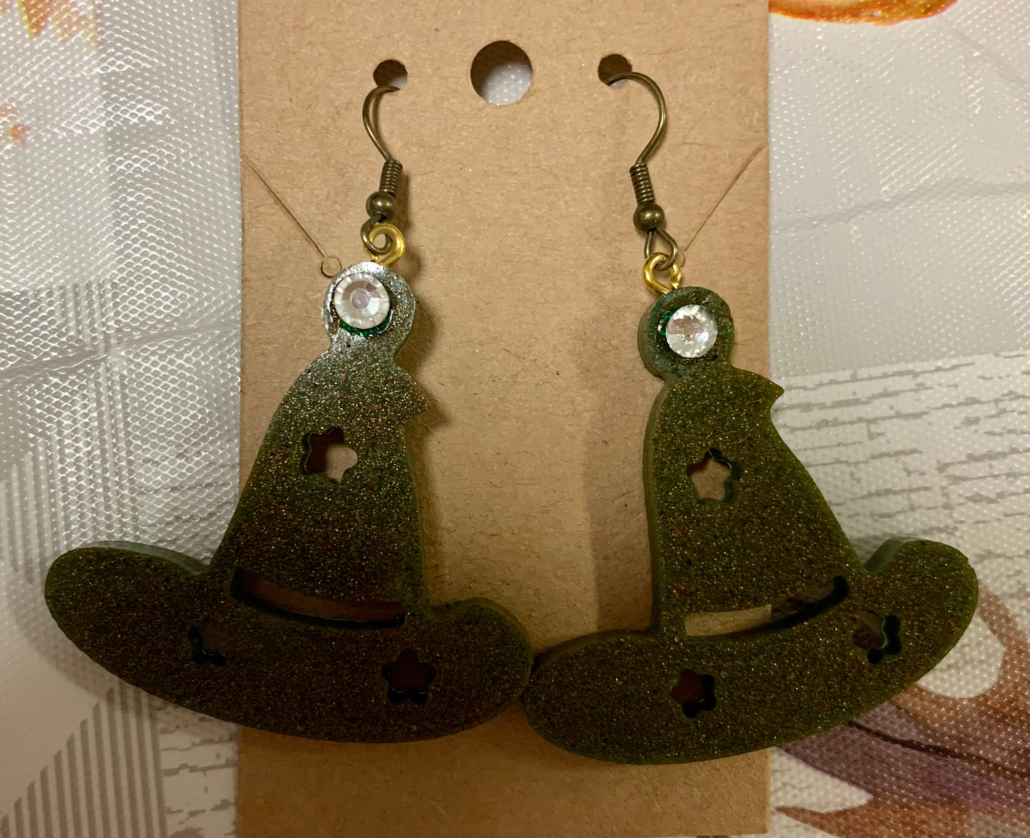 Witch Hat Earrings
