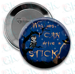 I Can Drive A Stick...Magnet or Pinback Button
