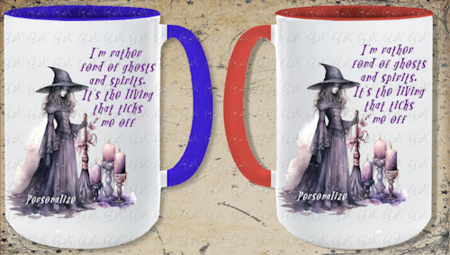 Coffee Mugs, I'm Rather Fond Of Ghosts...