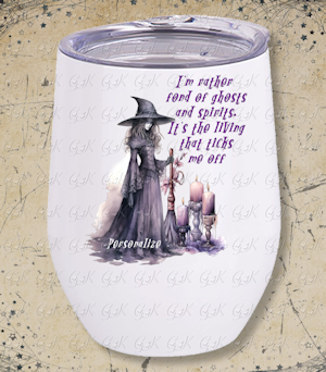 Stemless Cup, I'm Rather Fond Of Ghosts...
