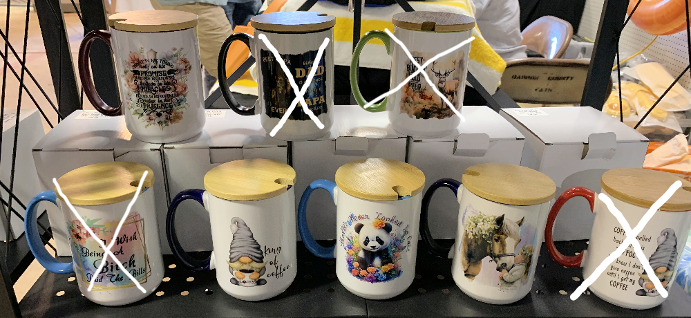 15oz Color Mugs With Lid