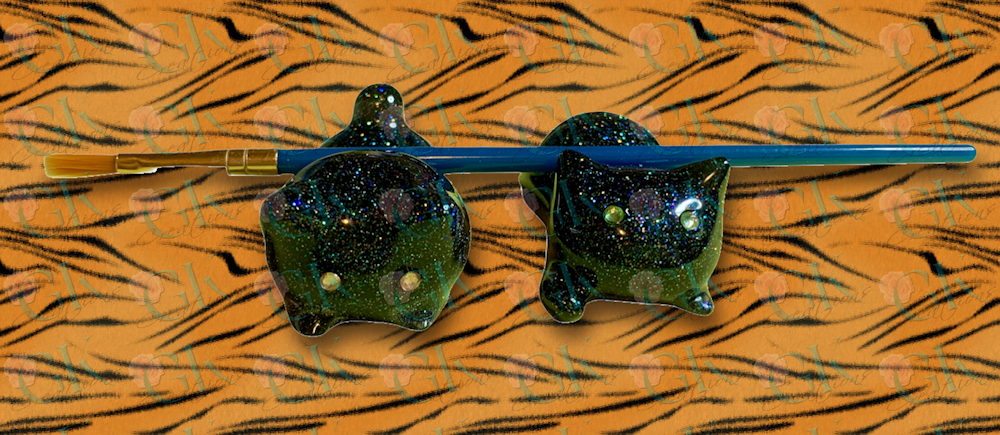 Kitty Pencil and Paint Brush Holder