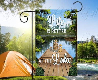 Garden Flags, Lake Life