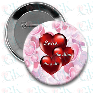 Love Balloons Magnet or Pinback Button