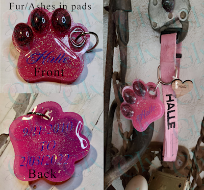 Paw Memorial Keychain/Charm