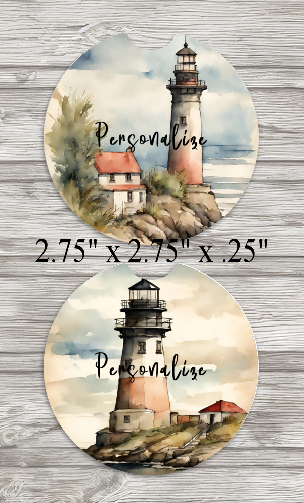 Coaster Set, Shabby Chic Seaside