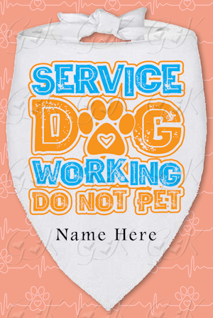 Pet Scarf, For Service Dogs