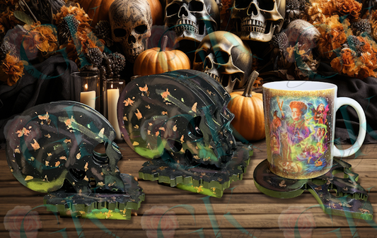 Skull Coaster Set