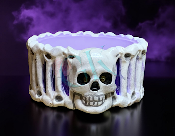 Skull & Bones Candleholder