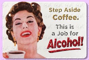 Job For Alcohol Rectangle Magnet