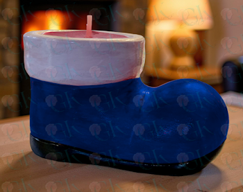 Santa's Boot T-Light Holder