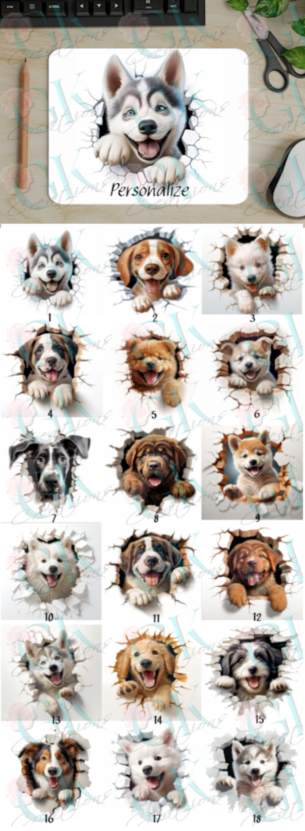 Mouse Pads, Puppy Wall Breakthrough