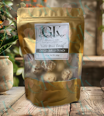 Freeze Dried Candy, Choco Vanilla Crunch