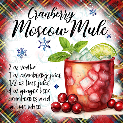 Coaster Set, Holiday Drink Recipes
