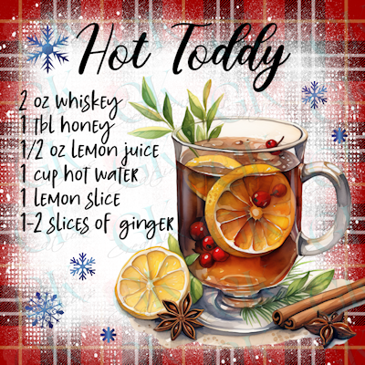Coaster Set, Holiday Drink Recipes