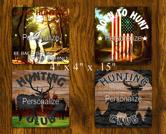 Coaster Set, Hunting 1