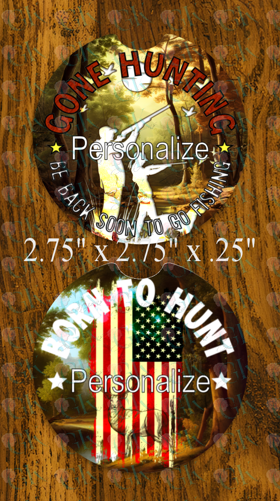 Coaster Set, Hunting 1