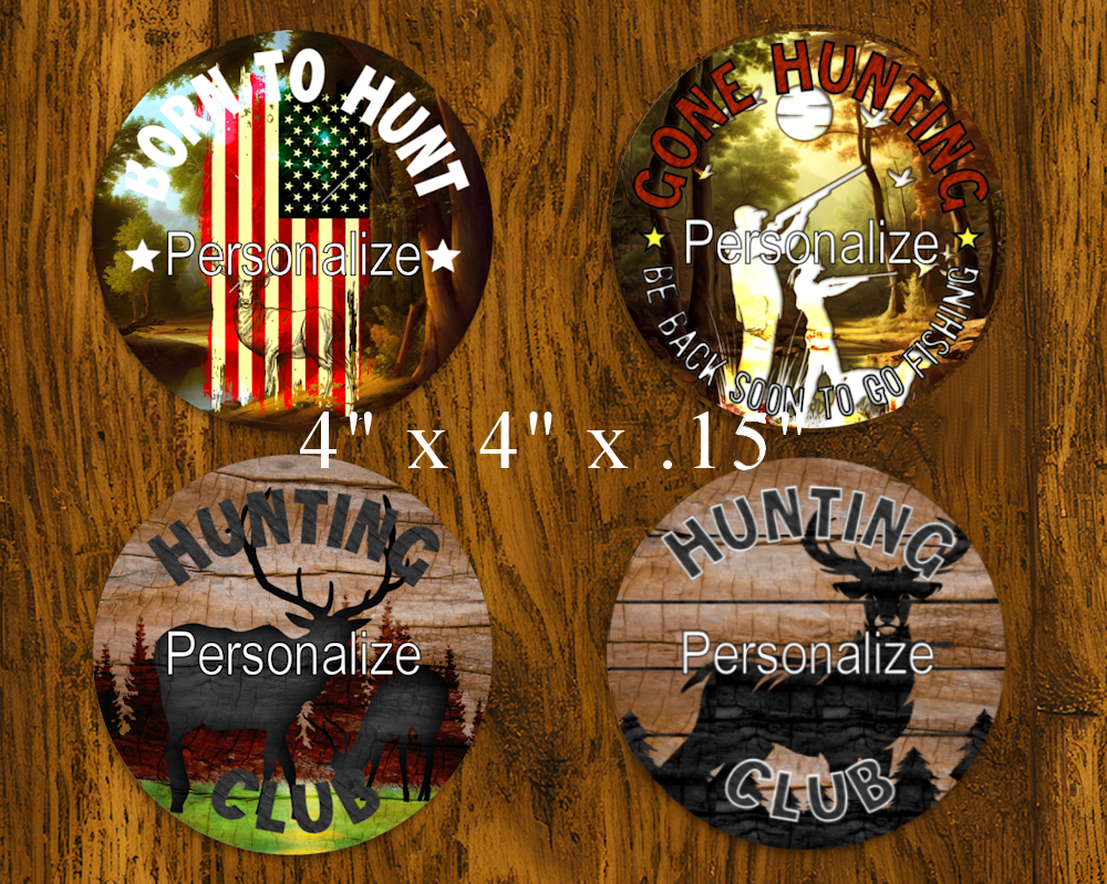 Coaster Set, Hunting 1