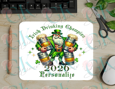 Mouse Pads, Irish Drinking Champion