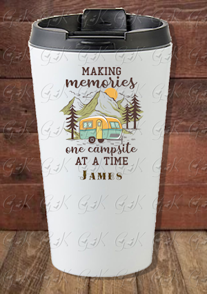 16oz Stainless Steel Travel Tumbler, Making Memories