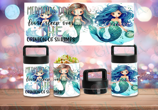 Insulated Food Jar 13oz. Mermaids Don't Sleep...