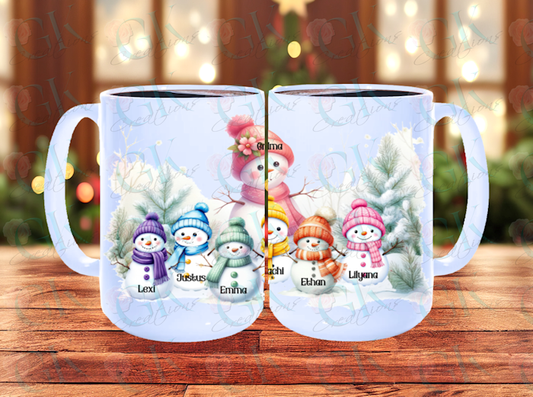 15oz Coffee Mugs, My Little Snowmen