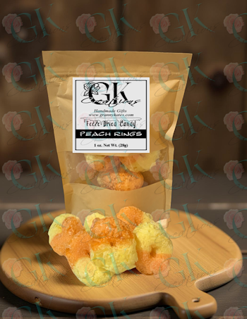 Freeze Dried Candy, Peach Rings