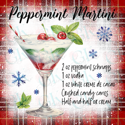 Coaster Set, Holiday Drink Recipes