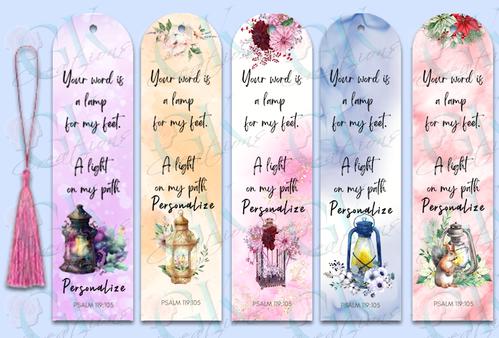 Bookmarks, Bible Verses Psalms, Your Word...