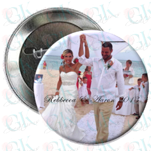 Personalized Magnet or Pinback Button