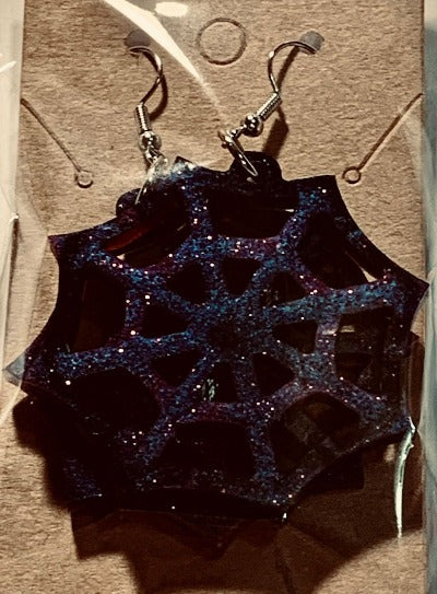 Spider Web Earrings