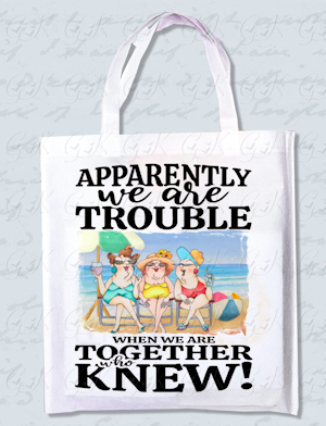 3 Hotties Friends Tote Bags