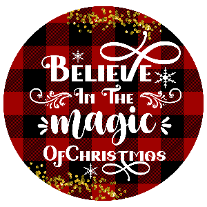 Ornament, Christmas Plaid