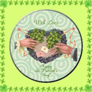 With Love Shamrock Heart