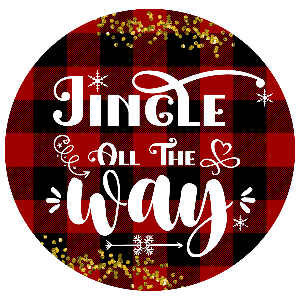 Ornament, Christmas Plaid