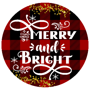 Ornament, Christmas Plaid