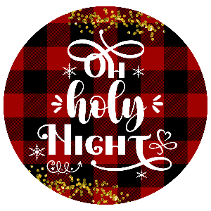 Ornament, Christmas Plaid