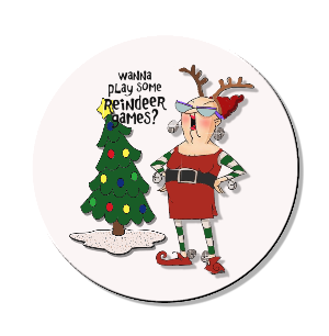Reindeer Games Magnet or Pin