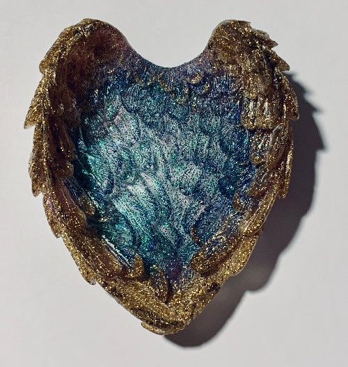 Memorial Angel Wings Trinket Dish