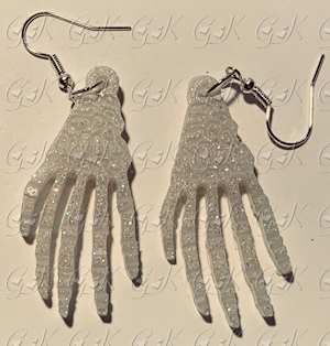 Skeleton Hands Earrings