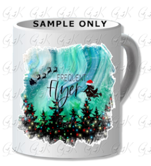 Coffee Mugs, Frequent Flyer Christmas