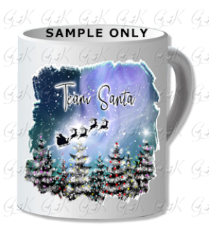 Coffee Mugs, Team Santa