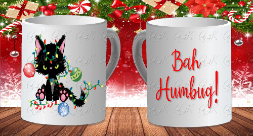 Coffee Mugs, Hum Bug Kitty